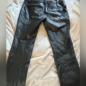 Zadig & Voltaire Black Leather Trousers